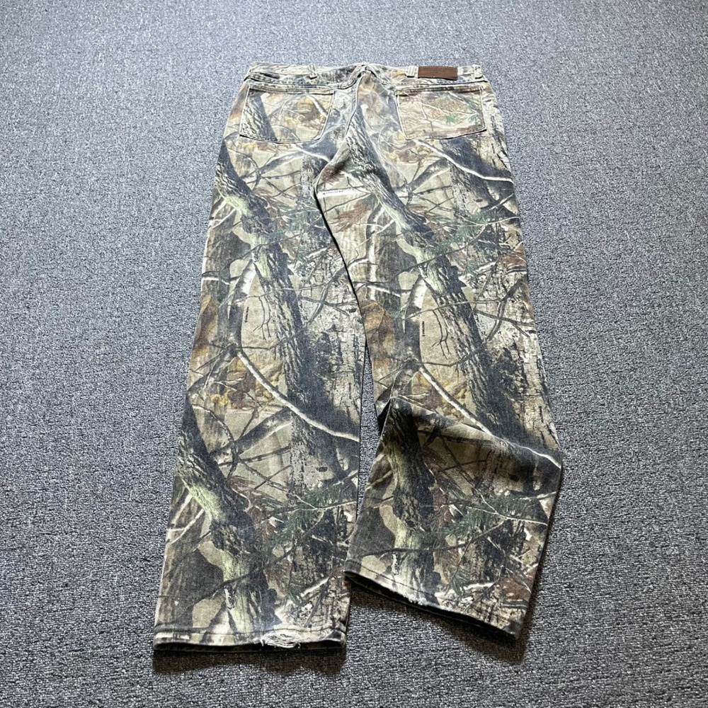 Vintage Wrangler ProGear Realtree Camo Pants 38x34 Brown Green Hunting Gorpcore